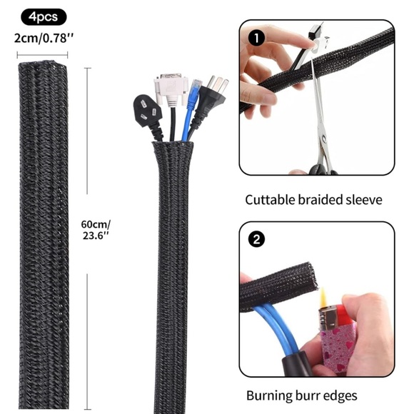 263 pcs Cord Management Organizer Kit Silicone Cable Holder (Camo Green) - Picture 6 of 6